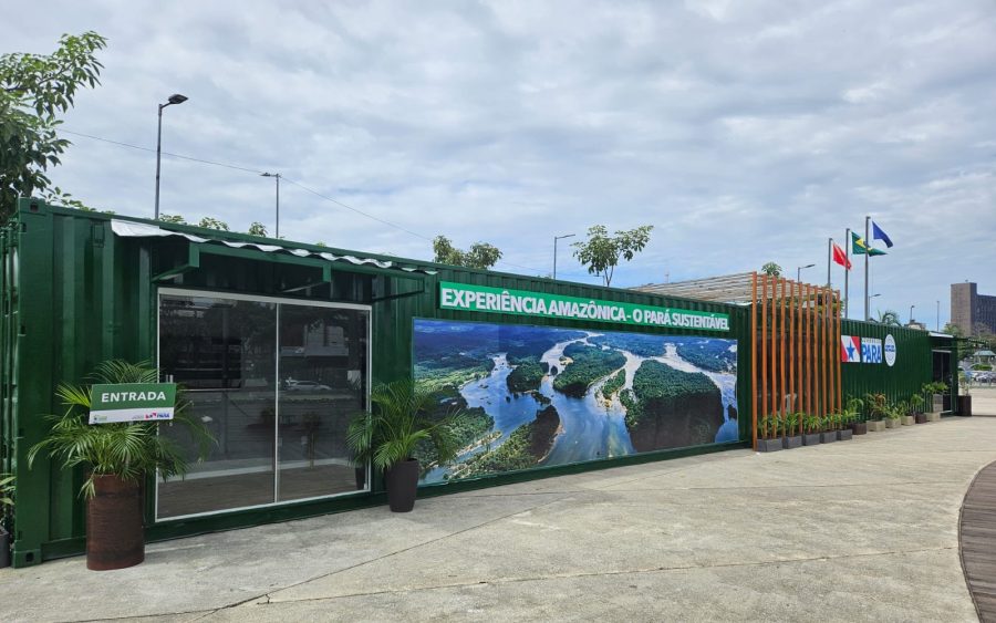 Projeto container marítimo 40 pés sob encomenda. Uma estrutura feita sob encomenda com 30 metros de comprimento e 65m² de área